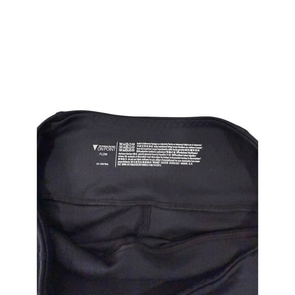Victoria's Secret On Point Flow Long Length Legging w/ Pocket Black 12 Workout - Picture 4 of 7